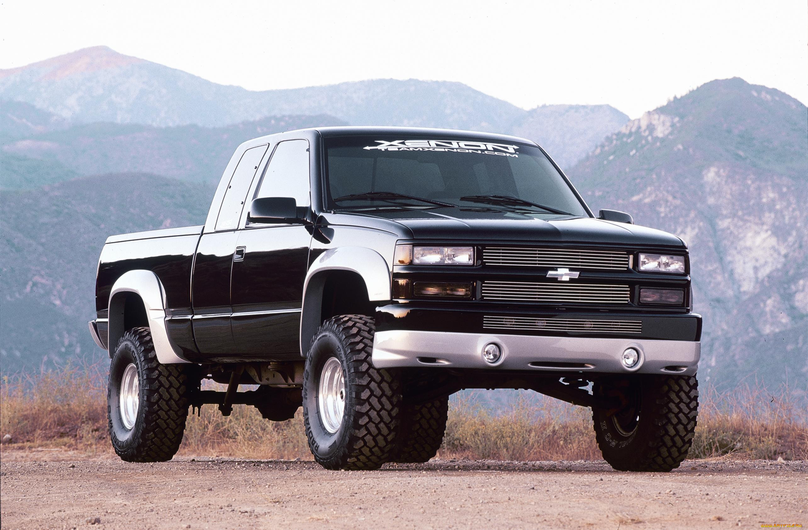 , custom, pick, up, truck
